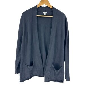 J. Jill pure Jill cotton & cashmere open front cardigan